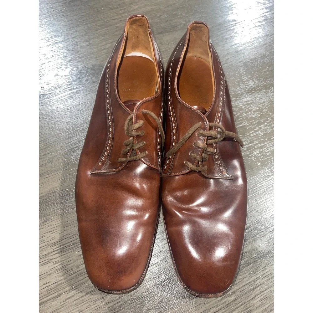 Church's Custom Grade Aldwych Brown Leather Oxfords UK 9.5E US 10.5 England EU44